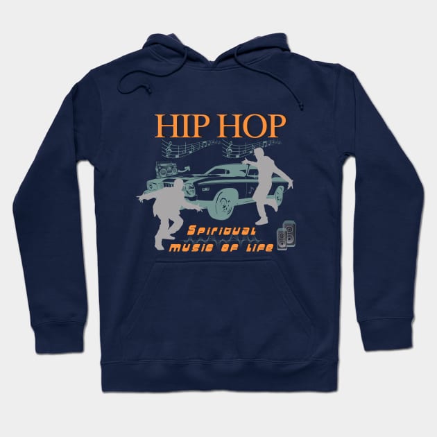 Hip hop creates courage Hoodie by ATime7